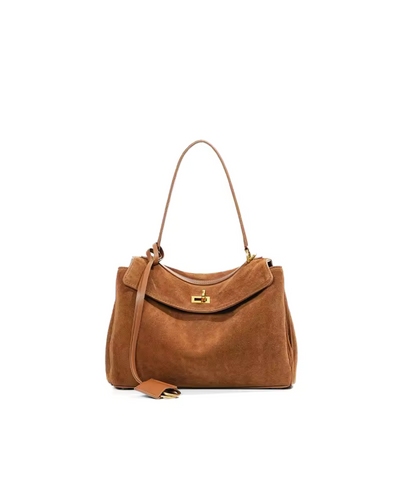Savannah - ELEGANT SUEDE BAG WITH SOPHISTICATED DESIGN