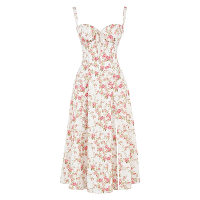 Taryn - Flowy Boho Slip Skirt Dress
