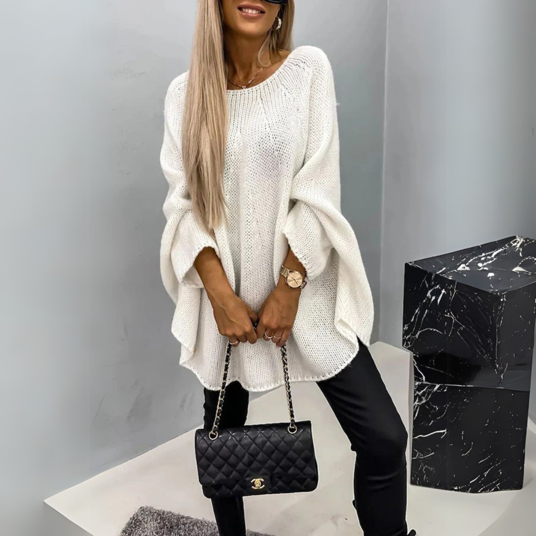 Isabelle - Elegant Women’s Sweater with Round Neck