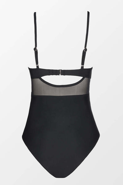 Jeanne™ - ELEGANT SWIMSUIT WITH SHAPING TRANSPARENCIES