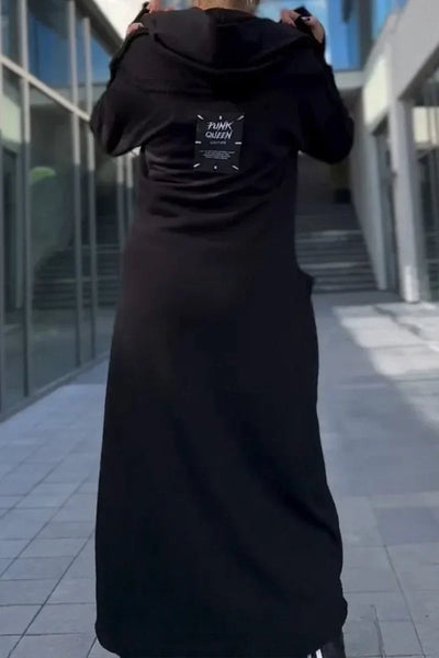 MARIE - LONG ZIP-UP HOODIE MADE OF LIGHTWEIGHT, BREATHABLE FABRICS