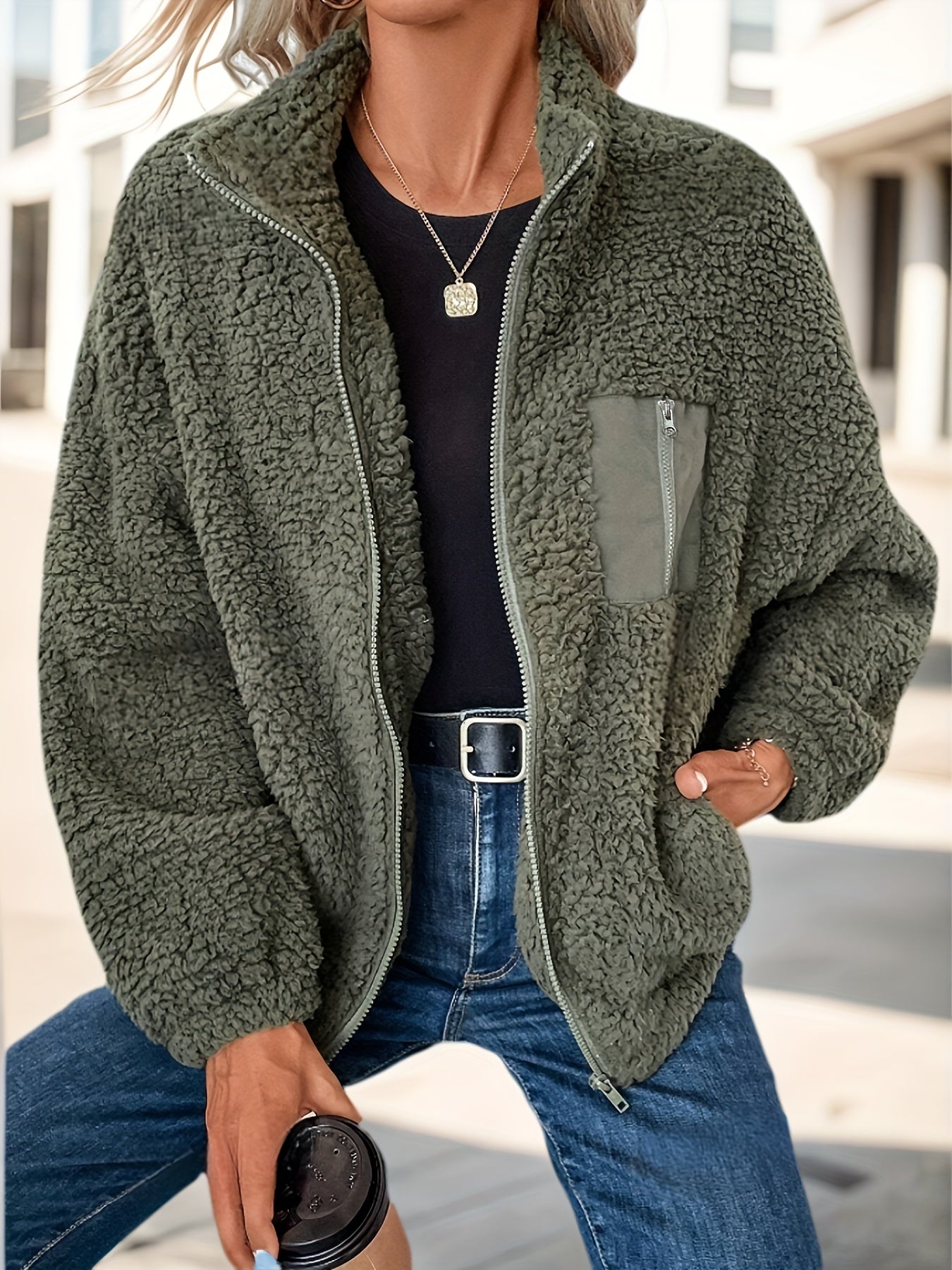 Lesley - Elegant Teddy Jacket