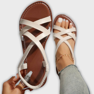 Deborah - Women's Sandals with Light Cross Straps