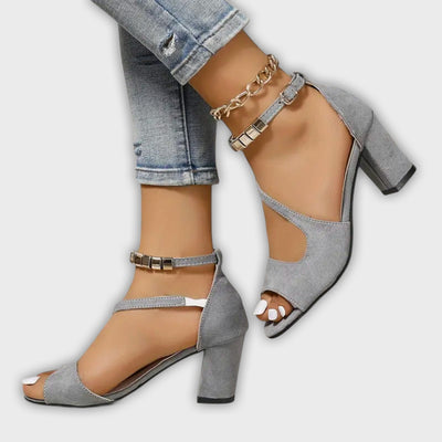 Jewel - Women's Summer High Heels with Orthopedic Support