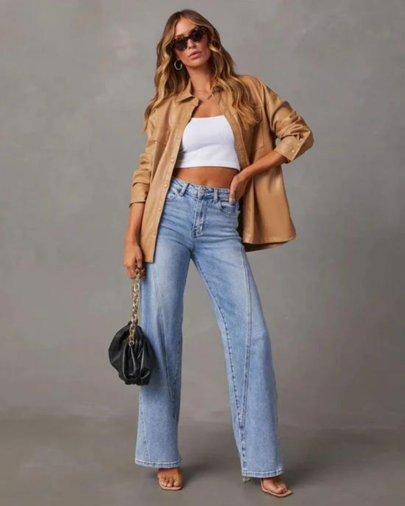 BANIA - WIDE-LEG JEANS