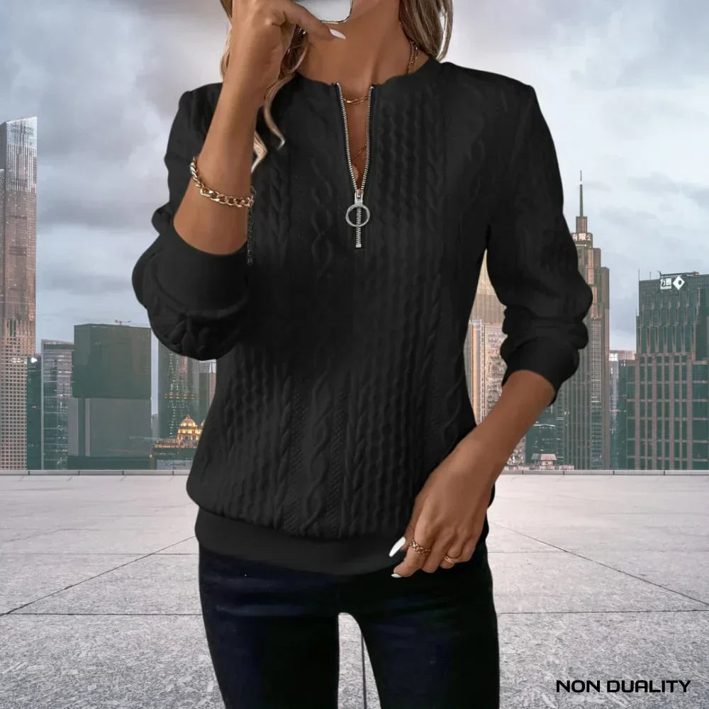 Dolly - Non-Duality Zip-Up Sweatshirt