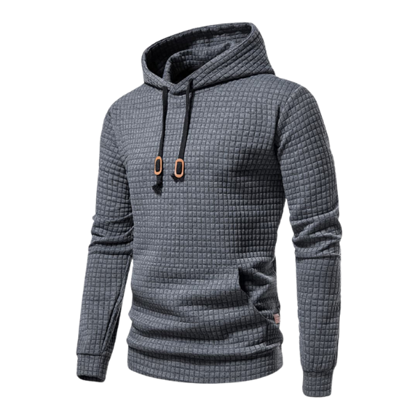 Ingolf  ™ - Textured Hooded Sweatshirt For Men