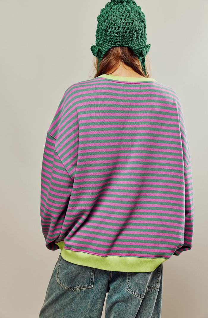 Mana - Striped Oversized Sweater
