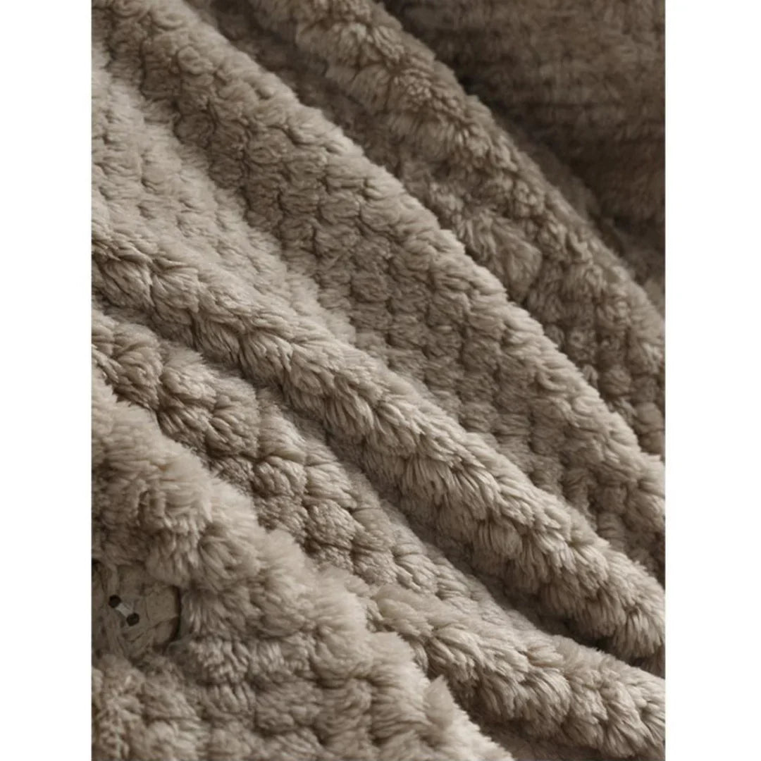Anna - Hooded Ribbed Coat