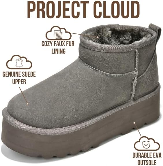 Huggy - Anti-Slip Memory Foam Insole Ankle Boots