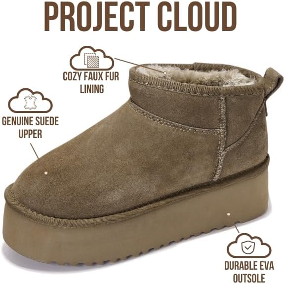 Huggy - Anti-Slip Memory Foam Insole Ankle Boots
