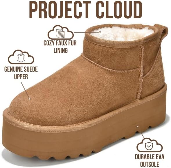 Huggy - Anti-Slip Memory Foam Insole Ankle Boots