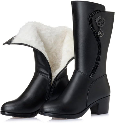 Leigh - Wool Lined Winter Boots