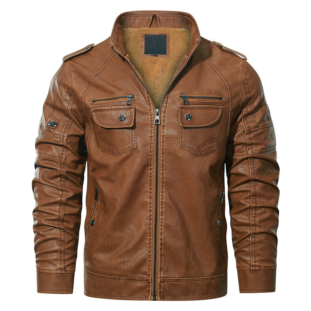 Bruno - Lined Biker Jacket
