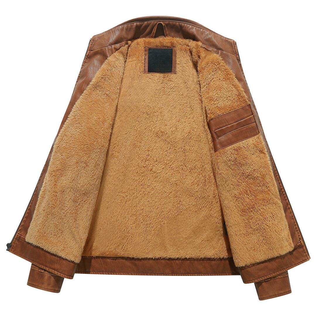 Bruno - Lined Biker Jacket