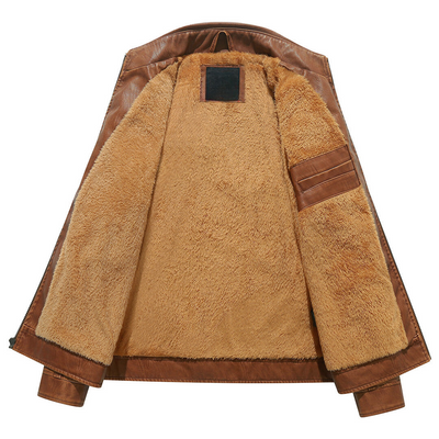 Bruno - Lined Biker Jacket