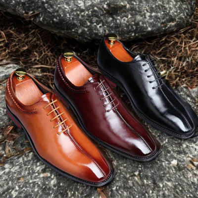 Manny - Oxford Style Monk Strap Shoes