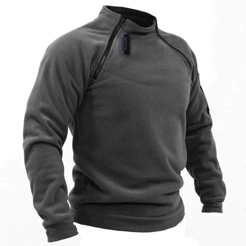 Jomartson - Military-style fleece sweater