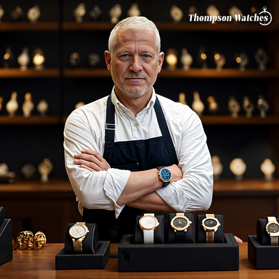 Stephen | Elegant Moon Phase Chronograph