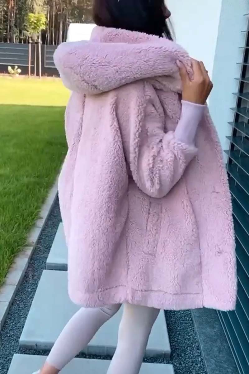 LEYA - Plush Hooded Jacket
