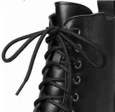 Keshia - Thickened Leather Boots