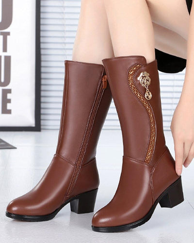 Leigh - Wool Lined Winter Boots