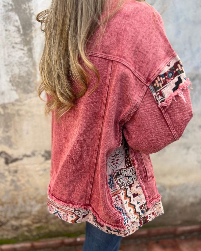 EVA - Casual Patchwork Denim Jacket