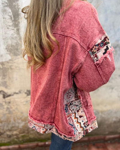 EVA - Casual Patchwork Denim Jacket