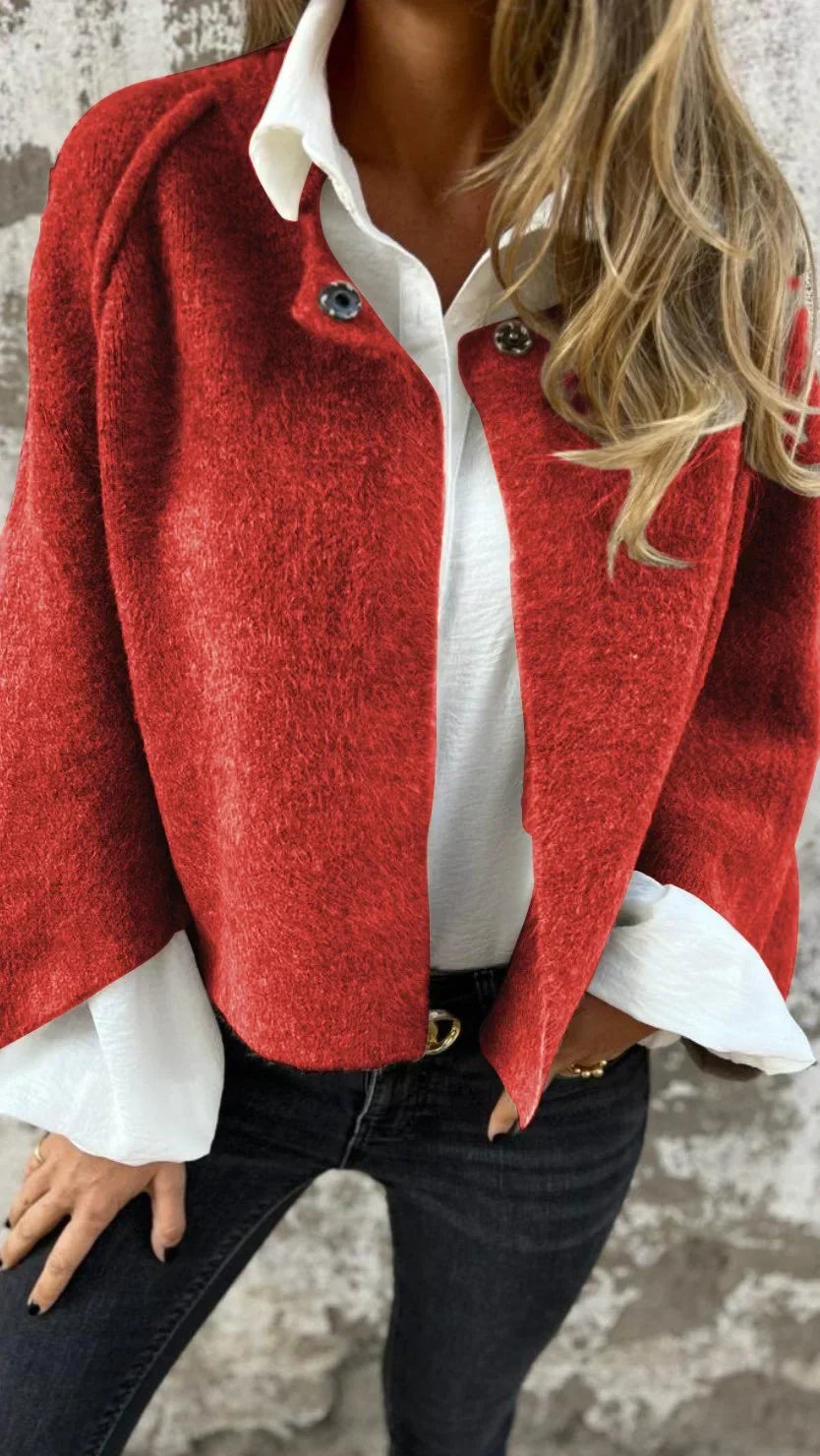 Amelia - Timeless Coat with Round Neck