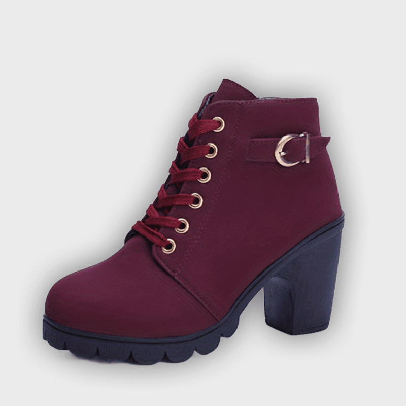 Yael - Luxe Lace-Up Pumps Boots