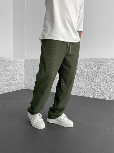 Gary - Ribbed Relaxed Fit Trousers