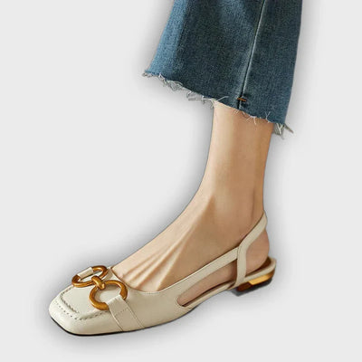 Riley - Elegant Orthopedic Square Heel Sandals