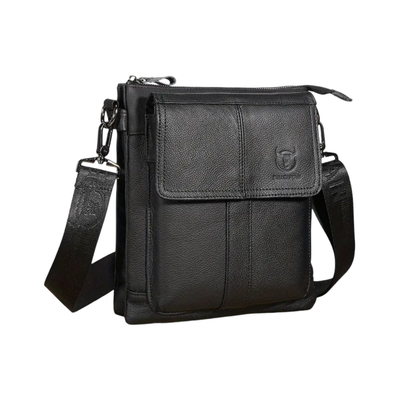 Colton - Slim Leather Crossbody with Flap Pocket Design