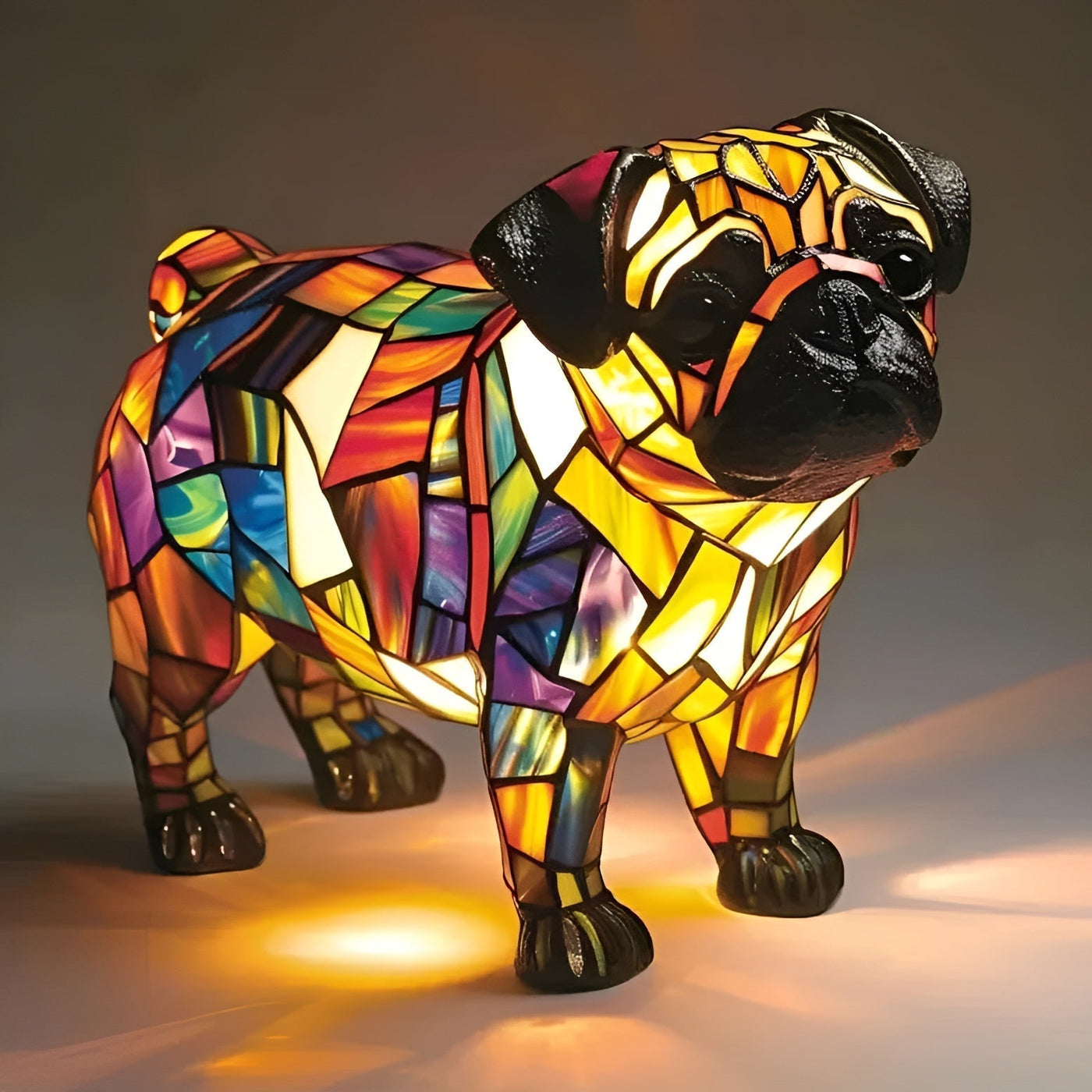 Splash of happiness pug