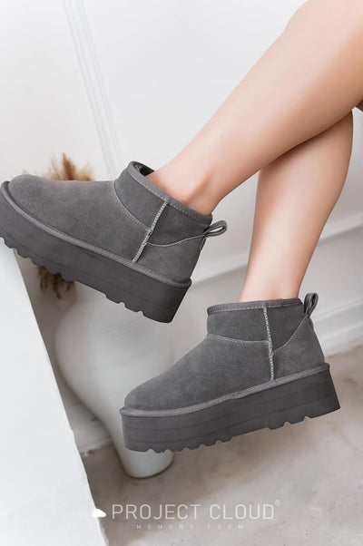 Huggy - Anti-Slip Memory Foam Insole Ankle Boots