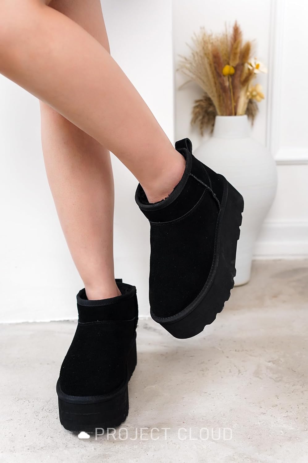 Huggy - Anti-Slip Memory Foam Insole Ankle Boots