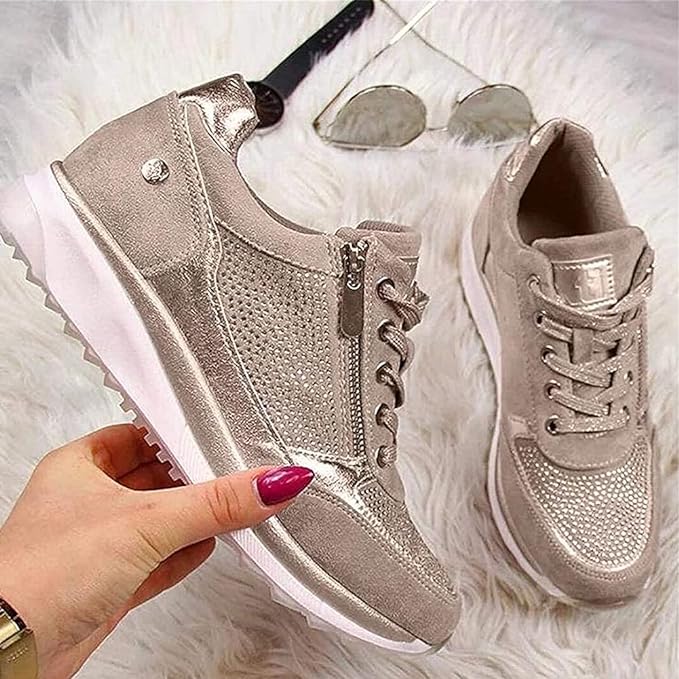 Gabor - Zip-Up Orthopedic Sneakers