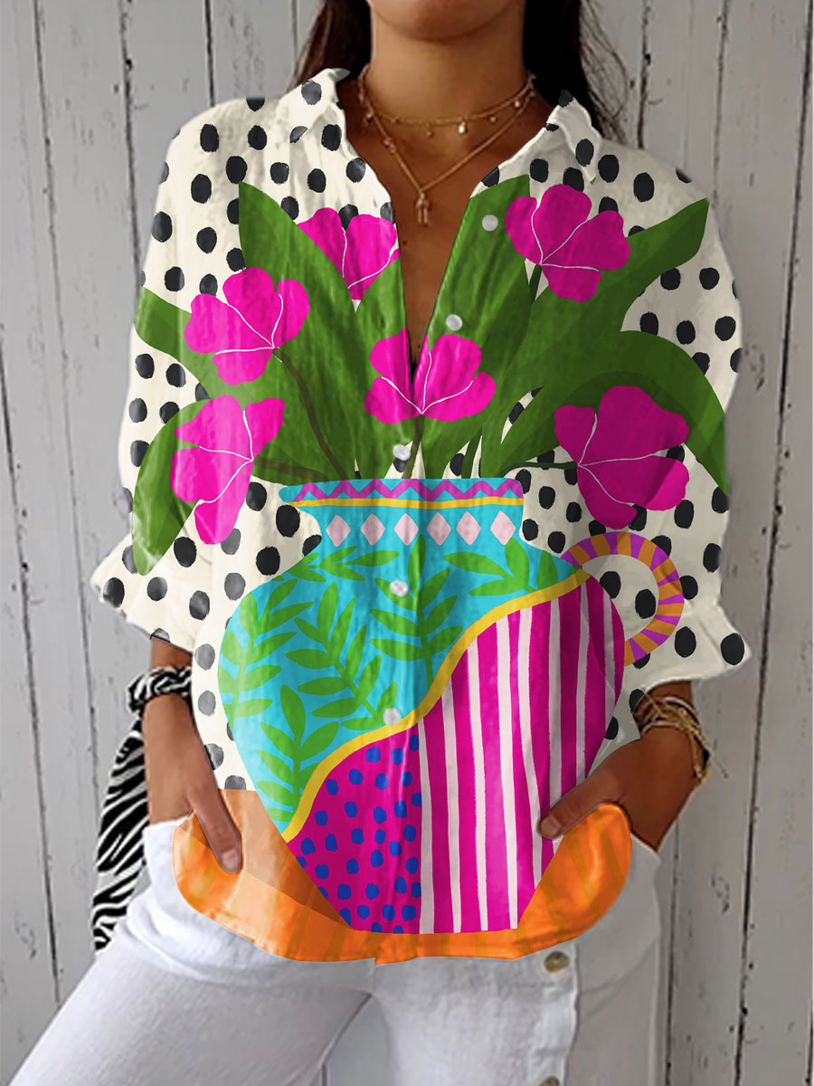 Amara - Blooming Vase Blouse