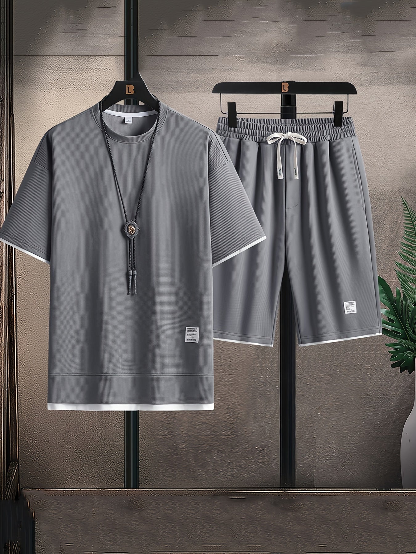 Carl - Waffle Knit Lounge Set