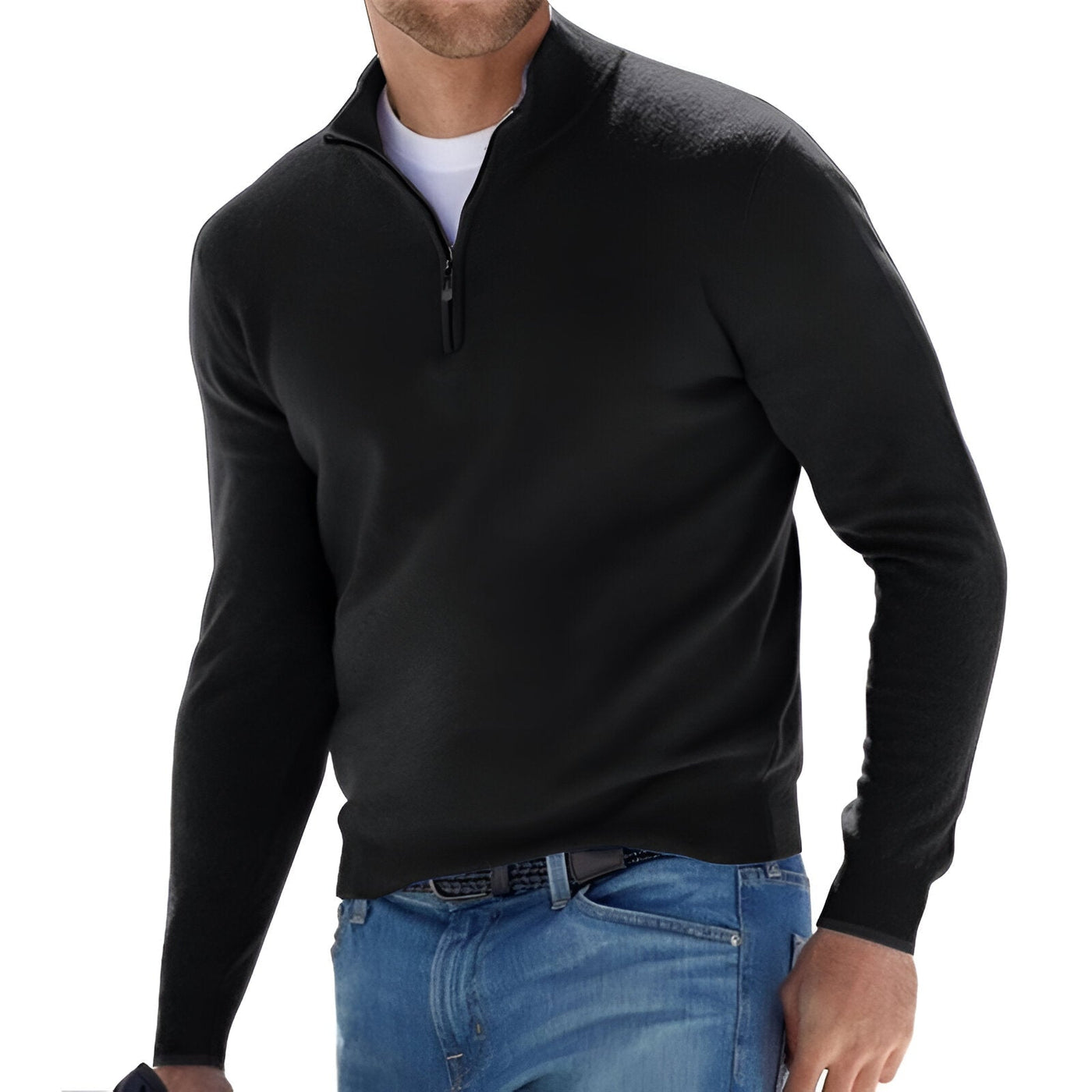 Harry - Half-zip sweater for men