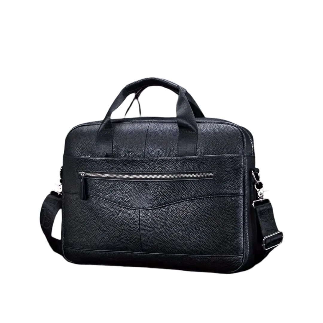 Anthony - Modern Leather Briefcase - Crossbody Bag