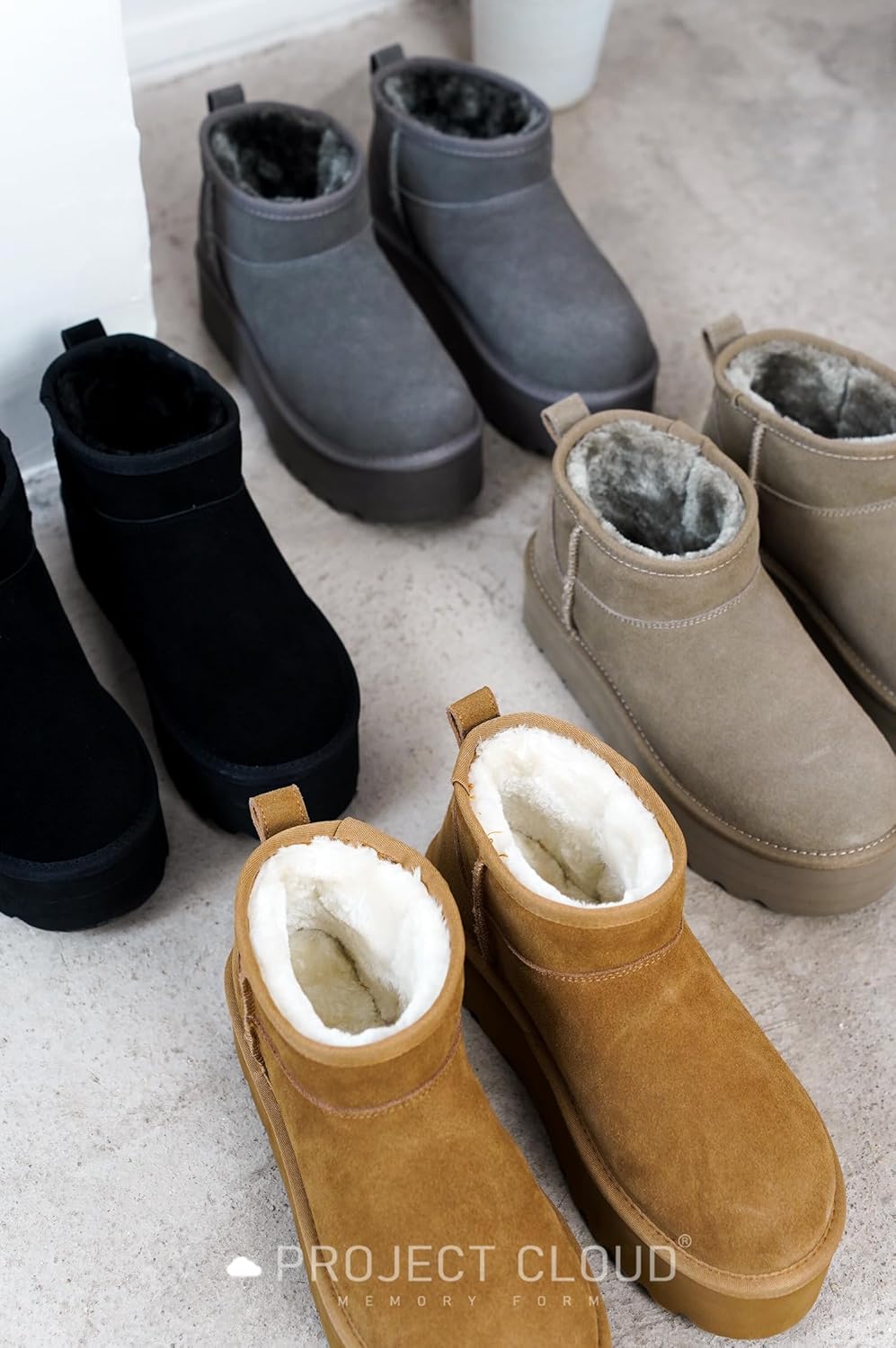 Huggy - Anti-Slip Memory Foam Insole Ankle Boots