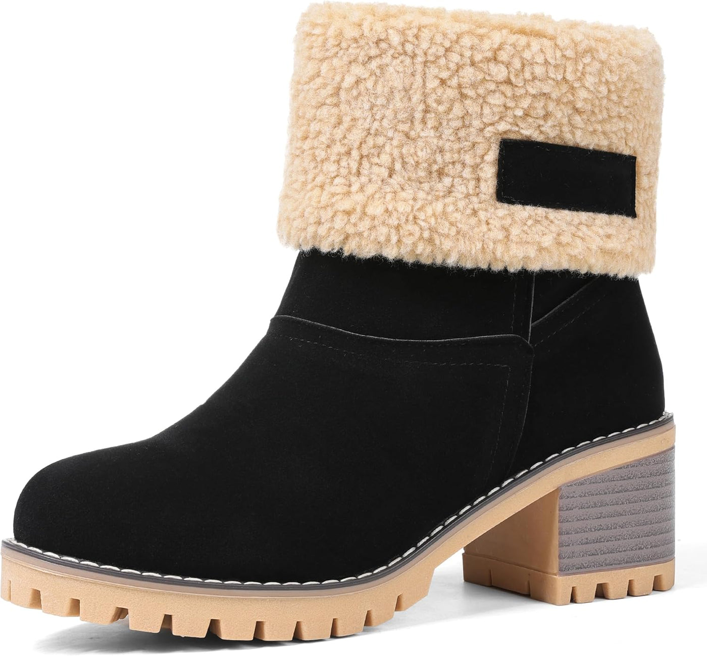 Izzy - Fur Lined Slip on Warm Boots