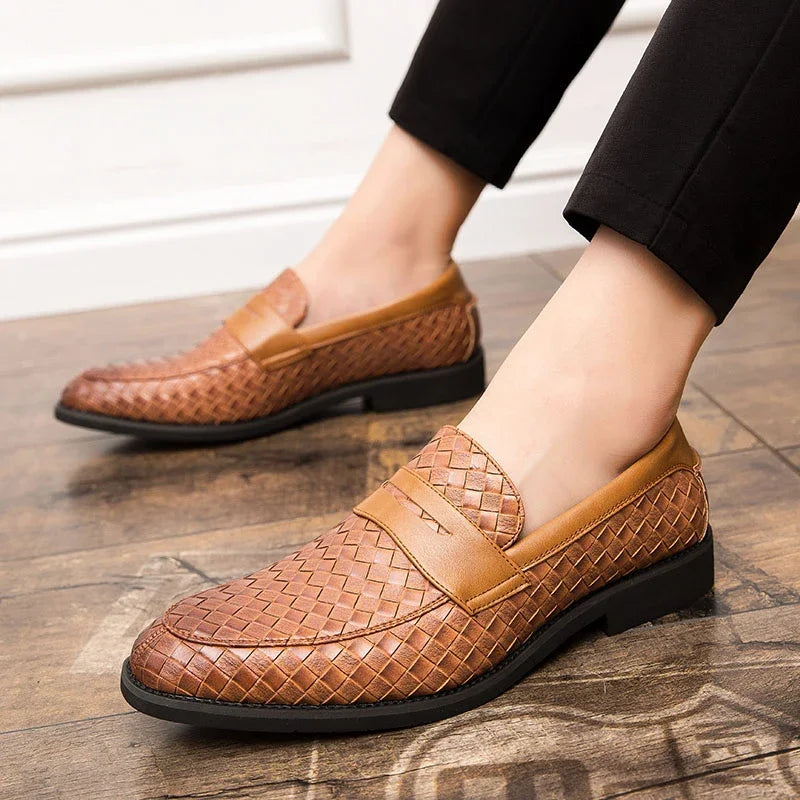 Mariano - Milano Woven Leather Loafer