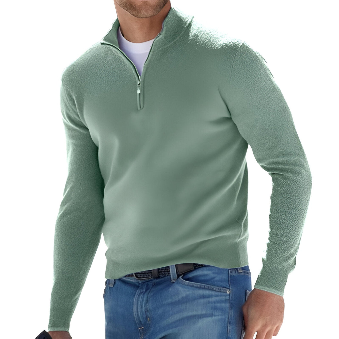 Harry - Half-zip sweater for men