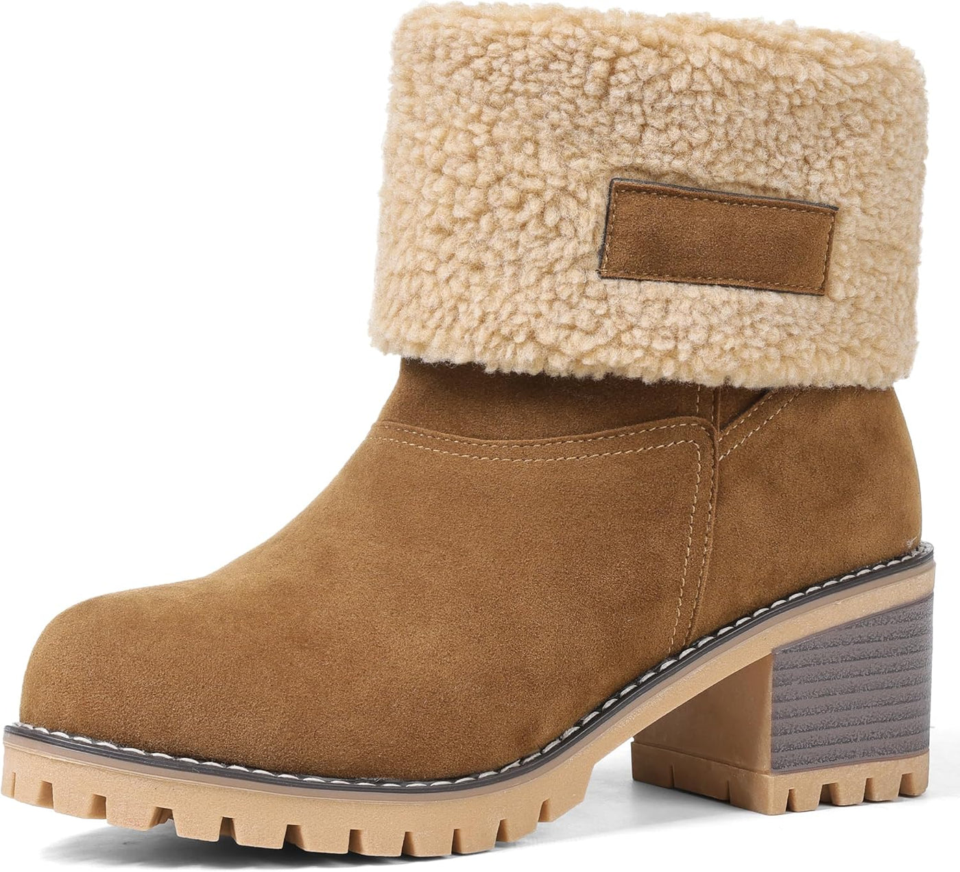 Izzy - Fur Lined Slip on Warm Boots