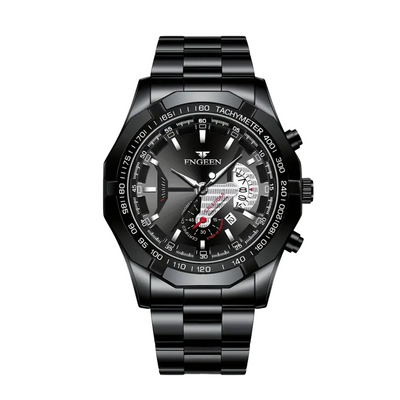 Scott | Men's Large Dial Creative Calendar Wristwatch | 44mm