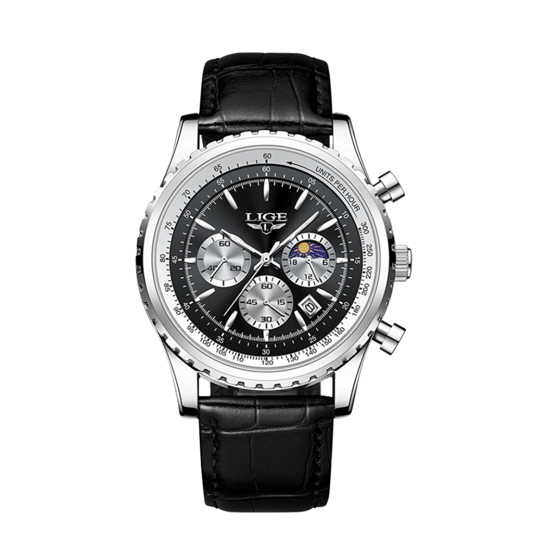 Leo | Elegant Chronograph Moon Phase Watch