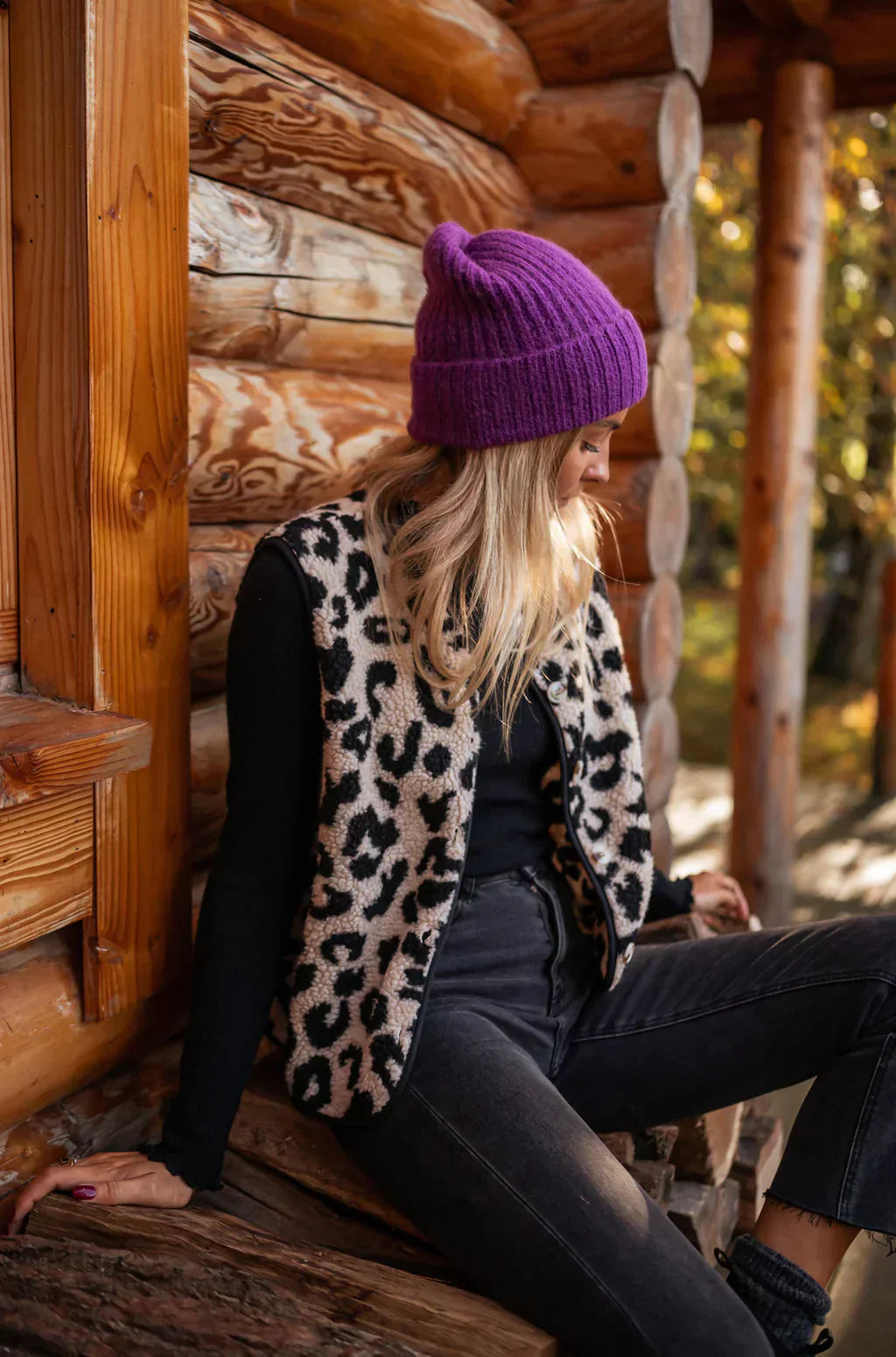 Leana - Leopard Vest