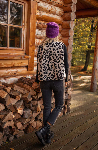 Leana - Leopard Vest